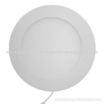 Recessed Round LED Panel, SMD2835, Warm/Pure/Cool White